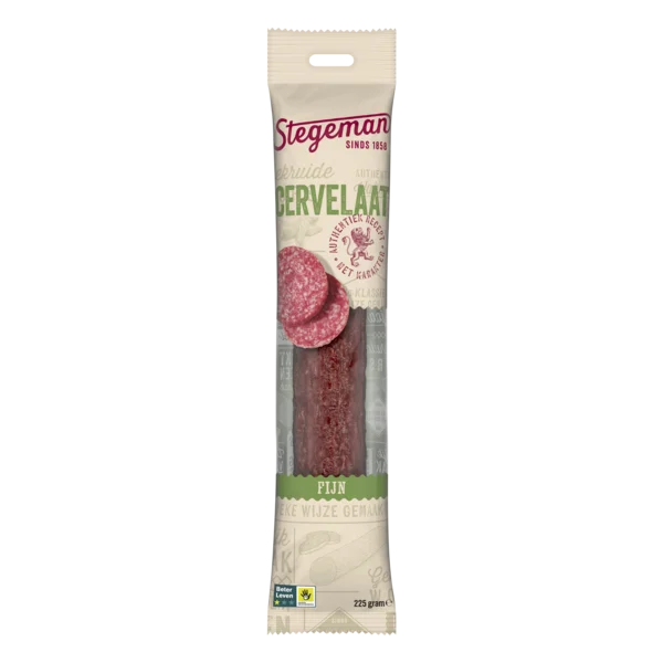 Packshot Stegeman Cervelaat Fijn