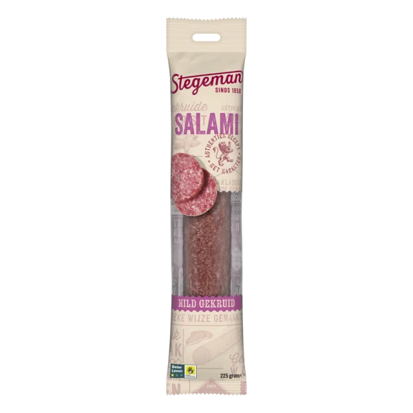 Packshot Stegeman Salami Mild Gekruid